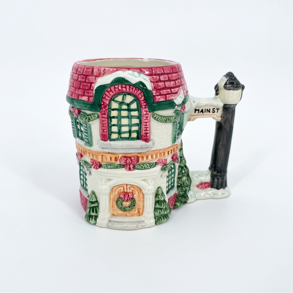 Vintage 1995 Cosmos Main St Christmas Coffee Mug
